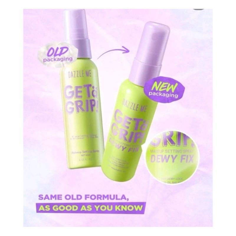 DAZZLE ME Get a Grip Makeup Setting Spray 60ml