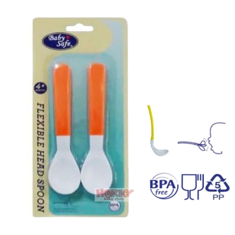 Flexible Head Spoon | Sendok Makan Bayi