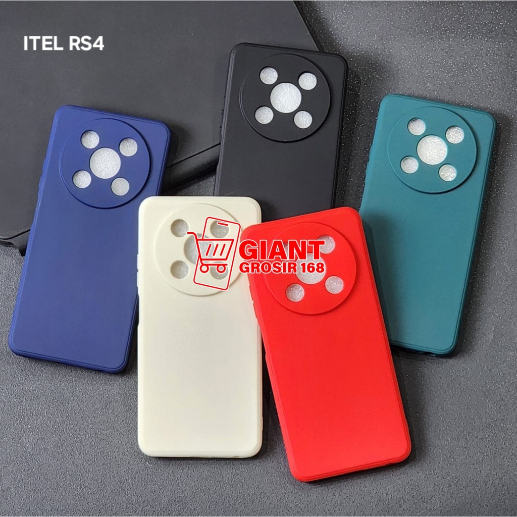 ITEL RS4 CASE MACARON SQUARE LIQUID CASE ITEL RS4 MS-1