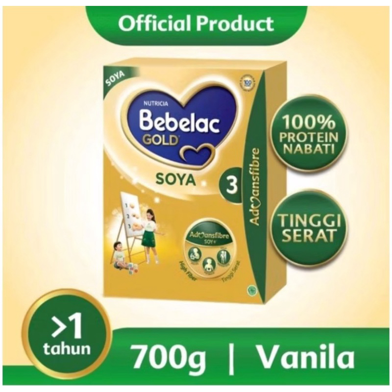 BEBELAC SOYA 3 700GR VANILA