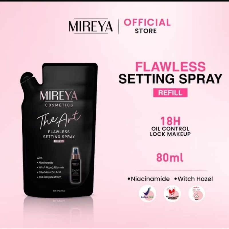 REFILL MIREYA THE ART FLAWLESS SETTING SPRAY 80ML