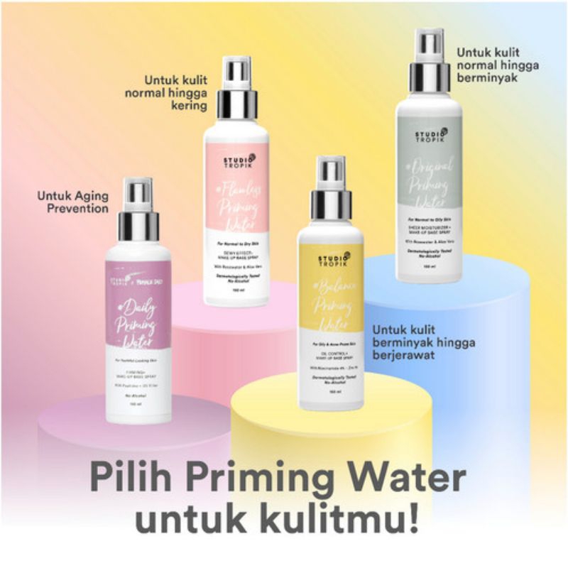 Studio Tropik Priming Water - 150ML & 30ML