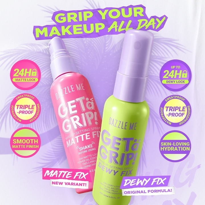 DAZZLE ME Get a Grip! Makeup Setting Spray