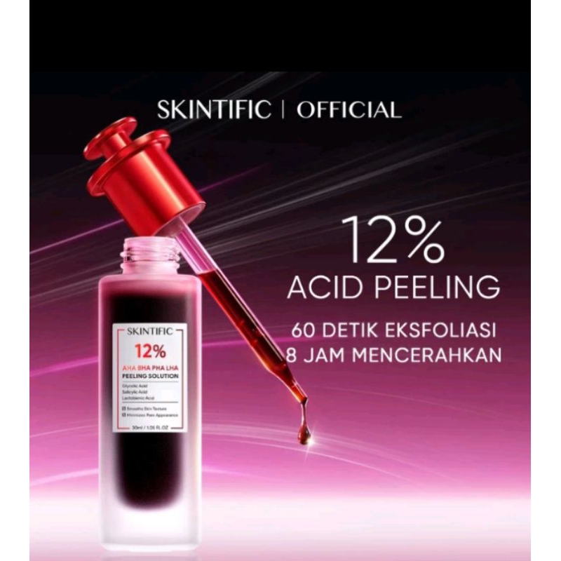 Skintific 12% Aha Bha Pha Lha Peeling Solution
