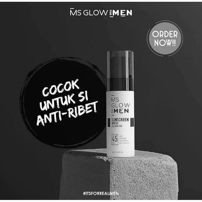 Sunscreen Spray Ms Glow For Men