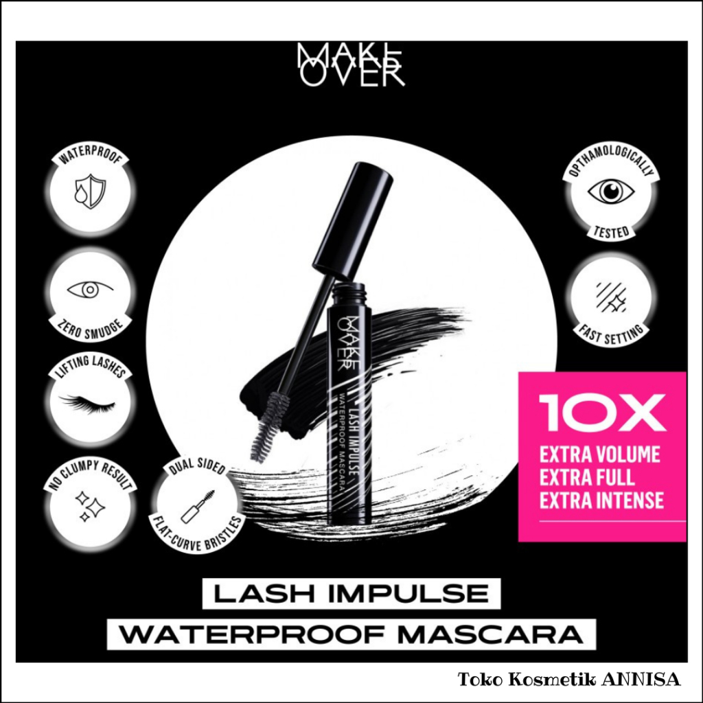 MAKE OVER Lash Impulse Waterproof Mascara