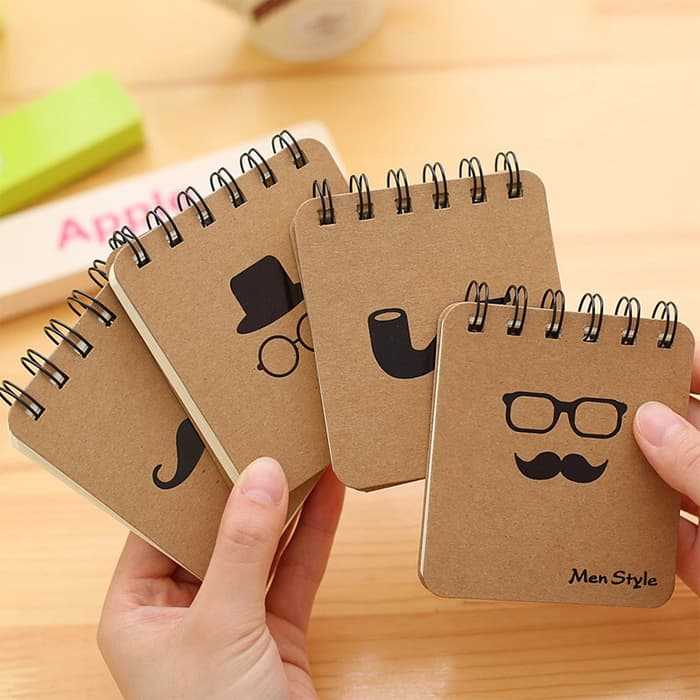 Book Mini Spiral Men Style