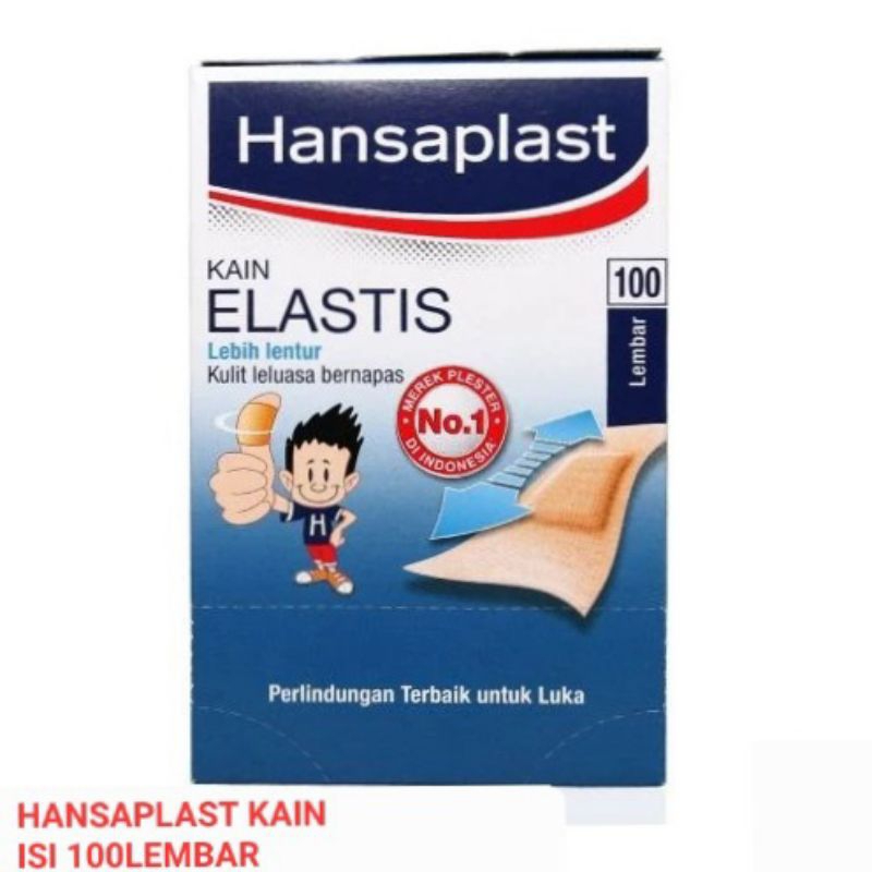 Hansaplast Plester Standart Elastis 1box isi 100Pcs Plester