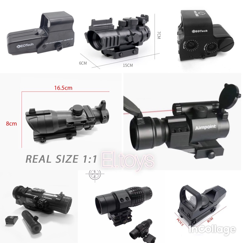 scope dummy m416 Mainan