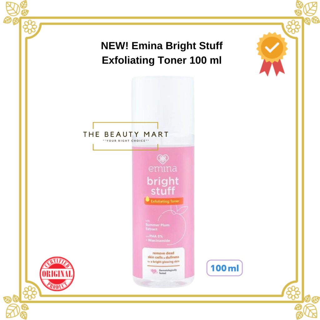 EMINA Bright Stuff Exfoliating Toner 100ml