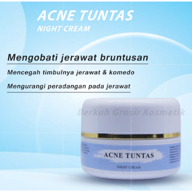 Acne tuntas cream malam