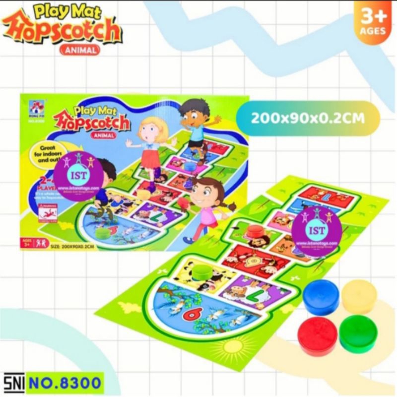 hopscotch playmat
