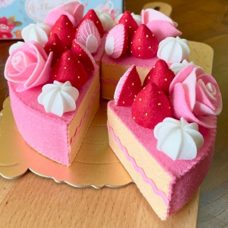 cake mainan felt handmade