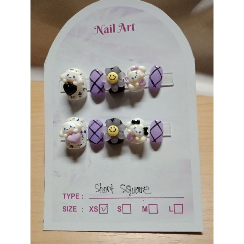 Premium Handmade Press-On Nails (Short Square)