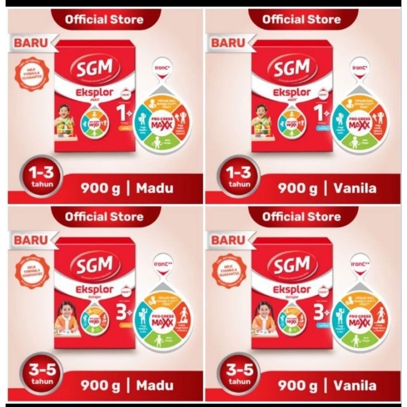 SUSU SGM EXPLOR 1+ 3+ 900gr Exp 2025