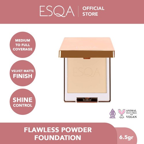 ESQA FLAWLESS POWDER FOUNDATION 6.5GR