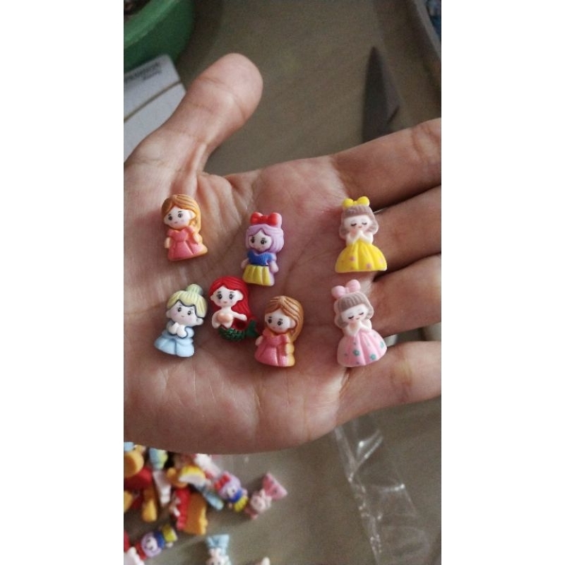 clay mini karakter princes 25pcs