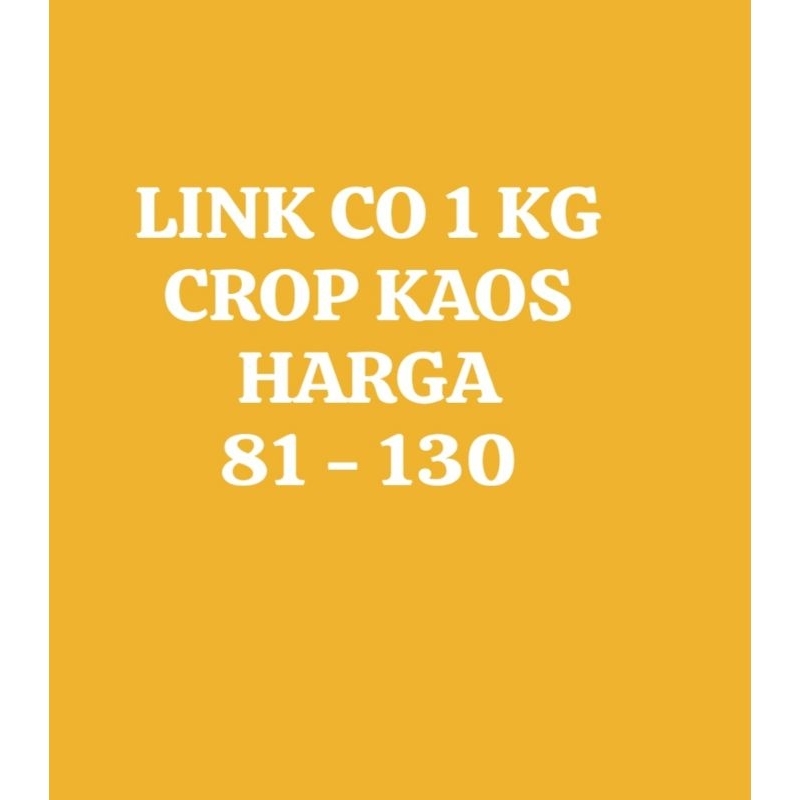 kaos crop wanita