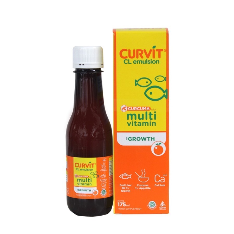 Curvit CL Emulsion Syrup - Orange 175ml