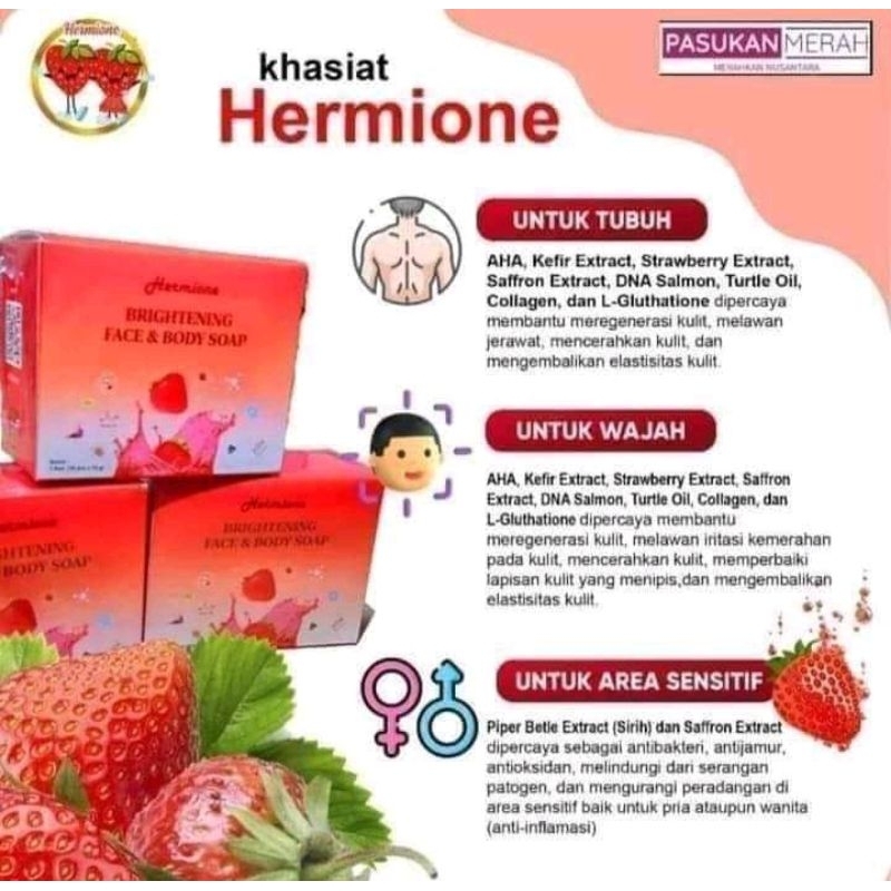 sabun hermione  2 pcs