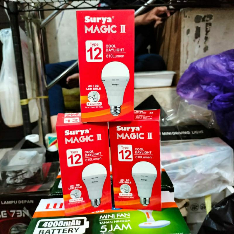 Lampu cas Surya Tipe 12