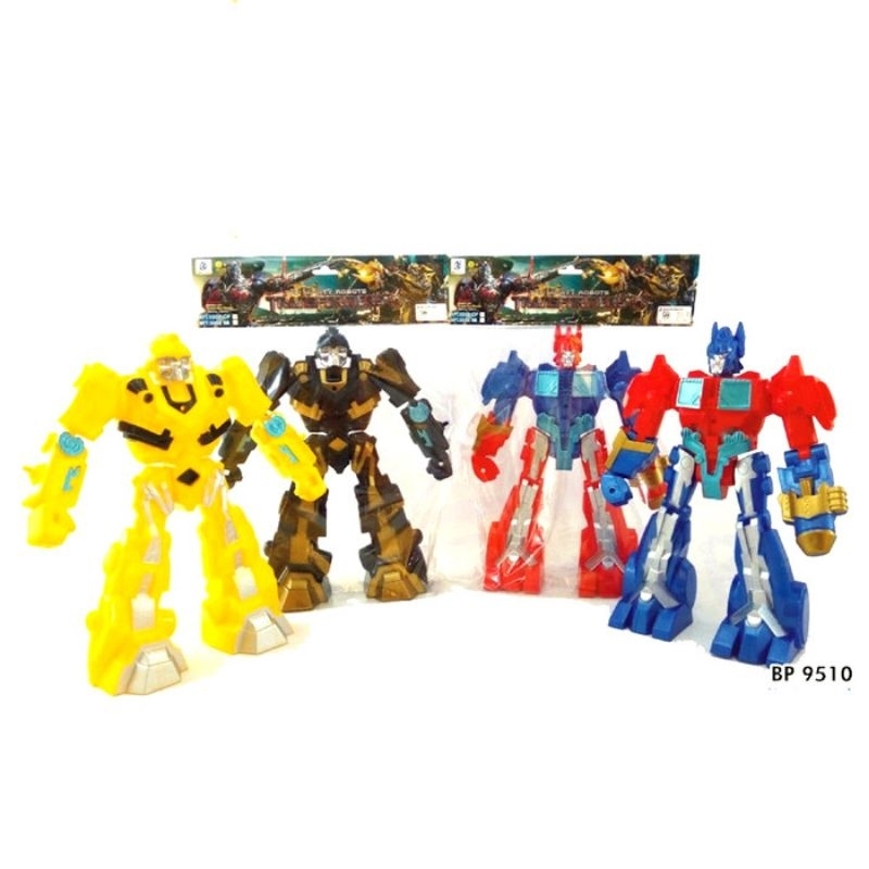 Mainan Robot Transformer Optimus bumblebee - Hitam