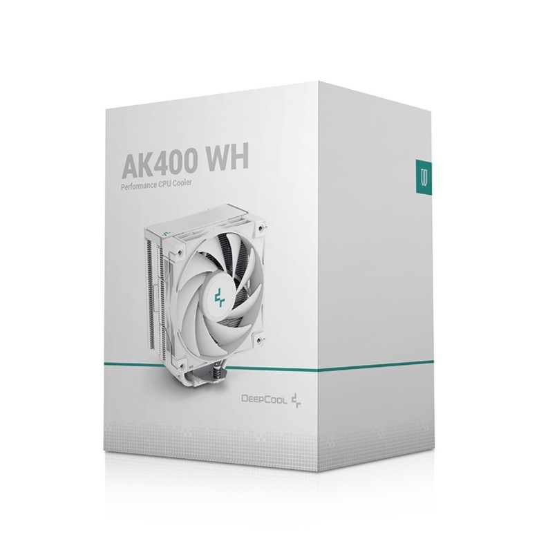 DEEPCOOL AK400 WH White Performance CPU Cooler / CPU Cooler