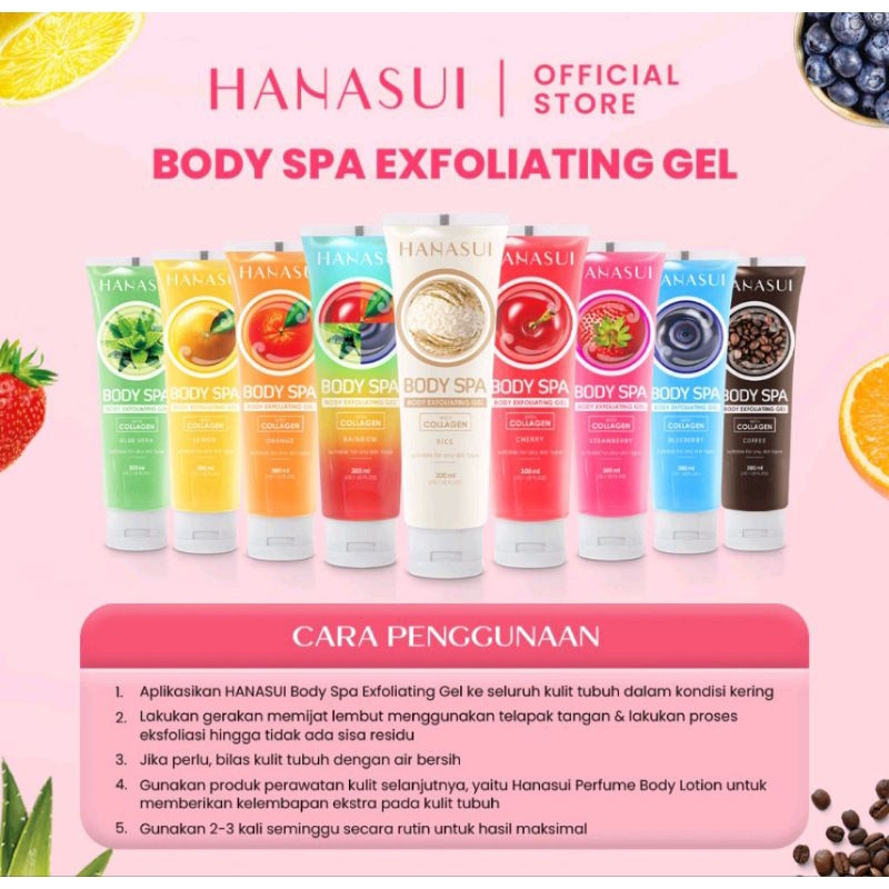 HANASUI Bodyspa Exfoliating Gel