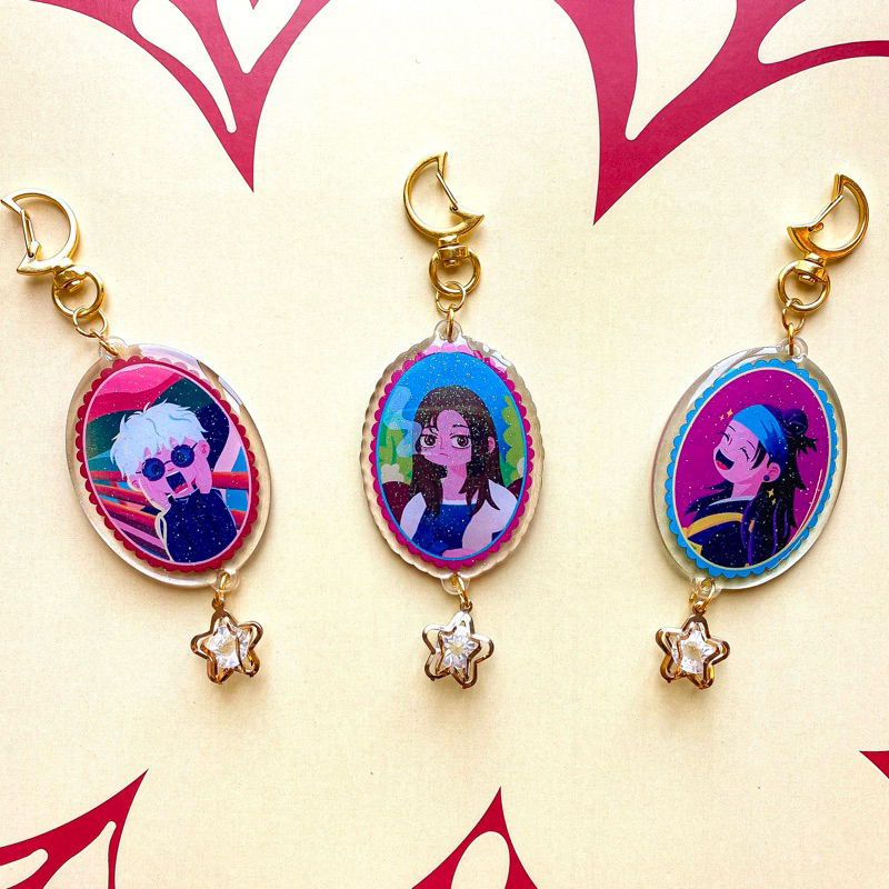 Museum Sashisu Glitter Keychain