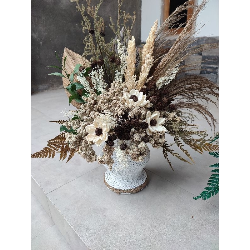 Paket 1 vas bunga rustic