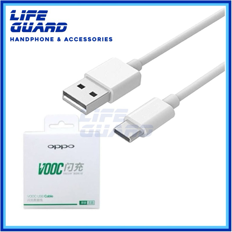 KABEL DATA VOOC TYPE C USB DATA CABLE 1M ORIGINAL