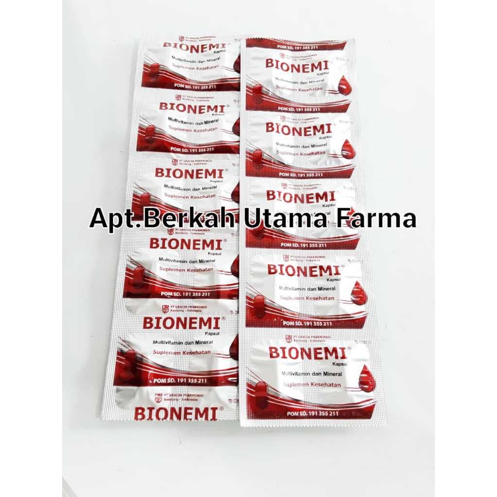 Bionemi Strip isi 10 Tablet