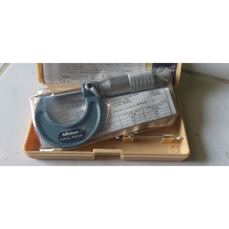 Micrometer Mitutoyo 0_25mm/0.001mm