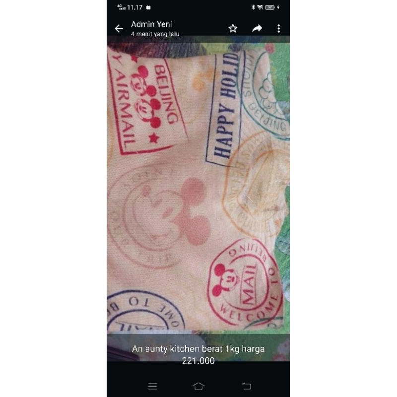 orderan atas nama aunty kitchen