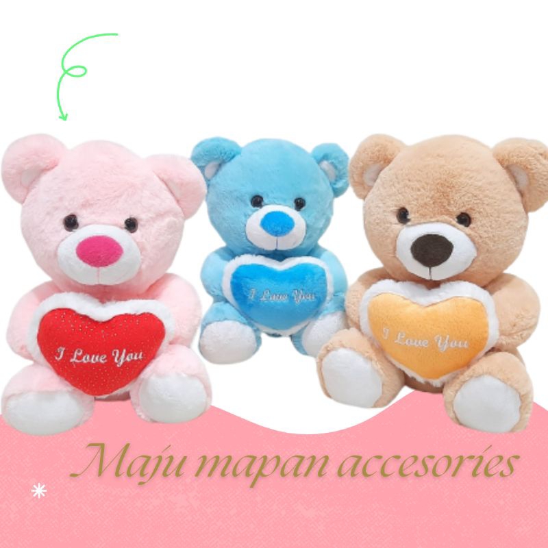 BONEKA TEDDY BEAR BERUANG DEVAN LOVE