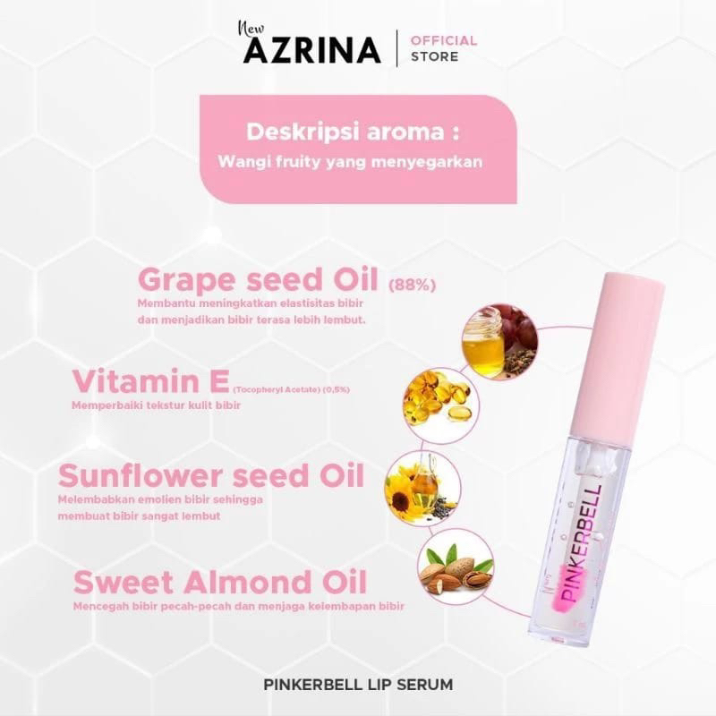 Azrina Pinkerbell Lip Serum 2ml