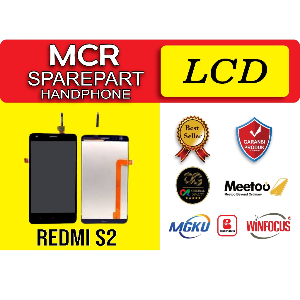LCD TOUCHSCREEN REDMI S2