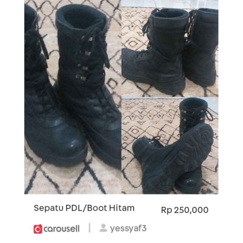 Sepatu PDL Preloved
