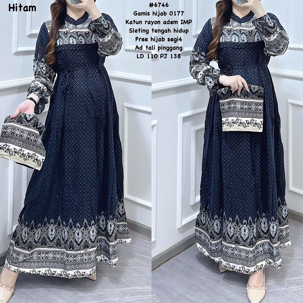 6746 Gamis Hijab