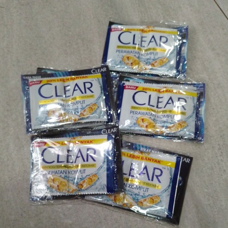 shampo clear perawatan komplit 90ml x 12 pics