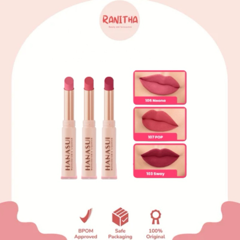 Hanasui Mattedorable Lipstick