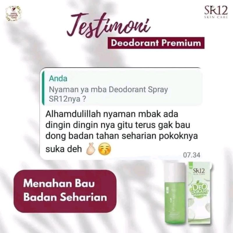 deo dorant sprey SR12