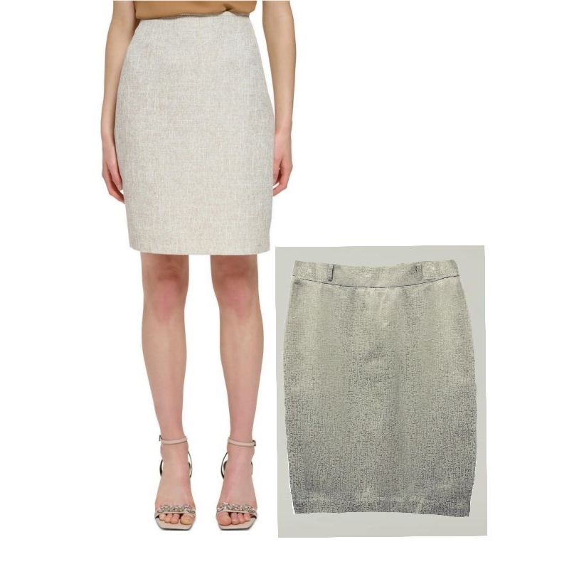 Skirt Glitter Metalic
