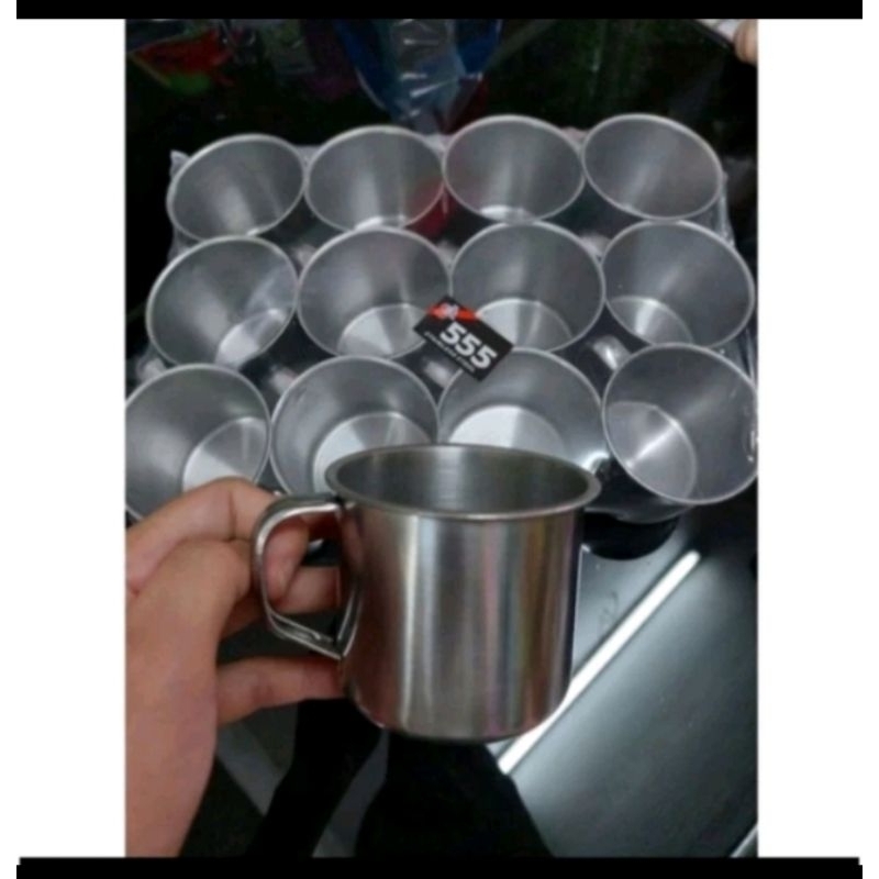 Cangkir Stainless Diameter 8cm
