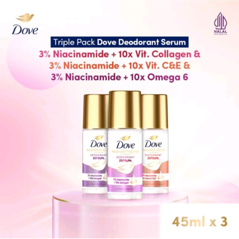Dove deodoran deodorant serum roll on 45ml