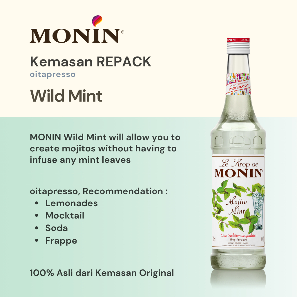 REPACK - Monin Wild Mint [100] g