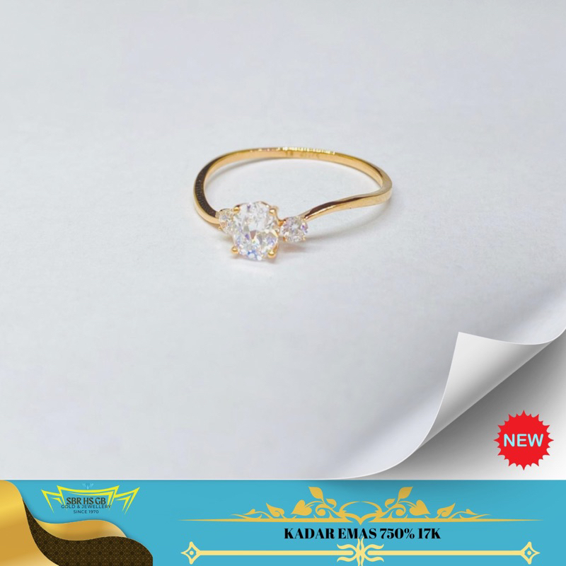 CINCIN SOLITER MATA OVAL