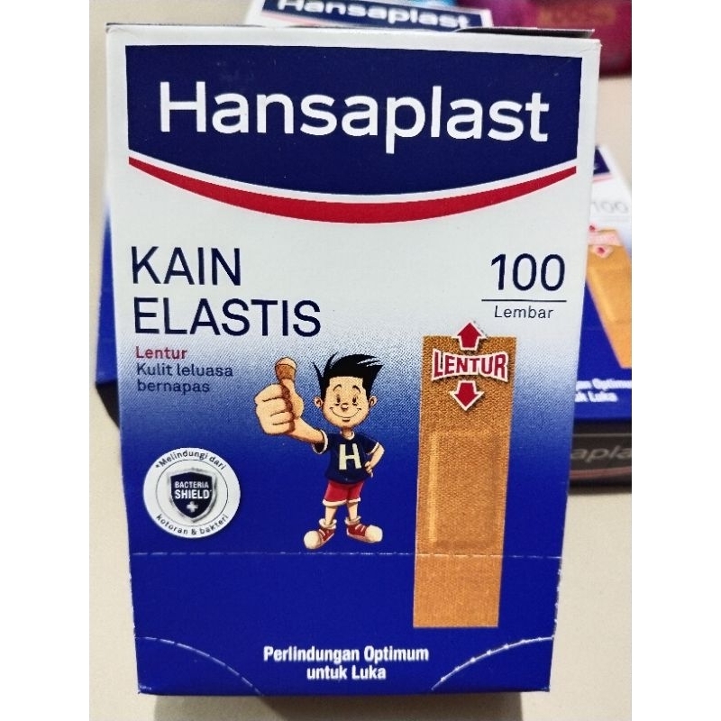 Hansaplast plester kain elastis isi 100 lembar