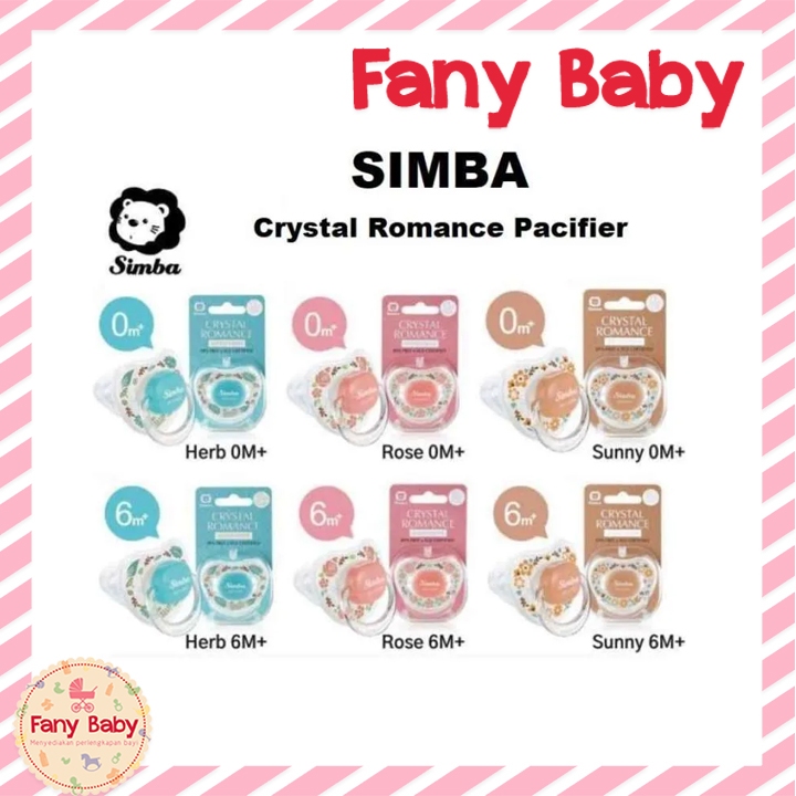 Stok Baru SIMBA CRYSTAL ROMANCE PACCIFIER 0M+