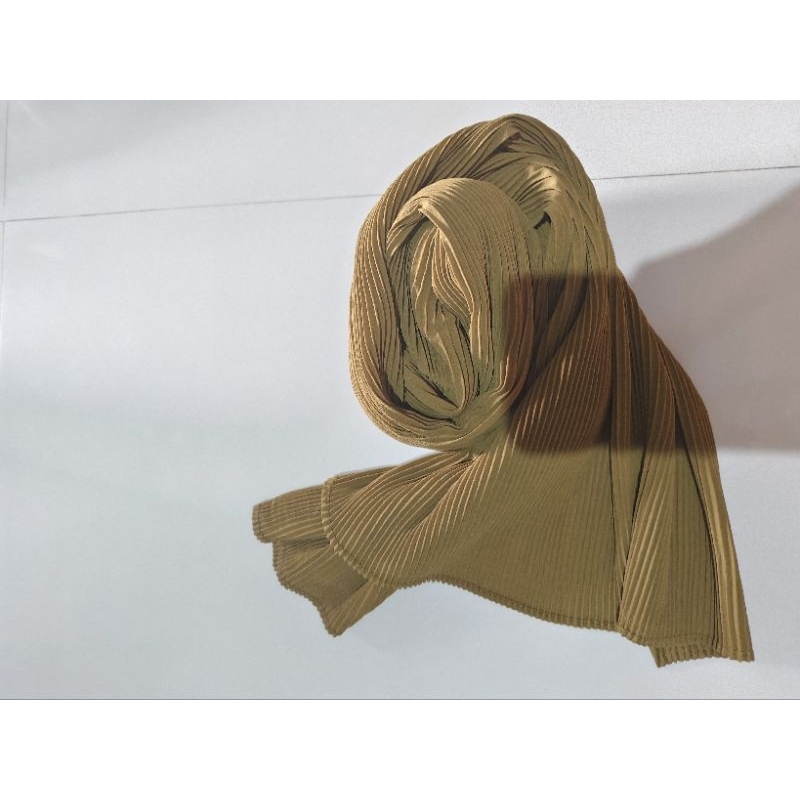 Pashmina plisket